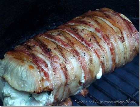 Bacon Wrapped Jalapeno Pork Loin