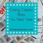 Finding Coupons When I Need Them – WITHOUT Clipping Everything