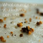 What crumbs are you leaving behind?